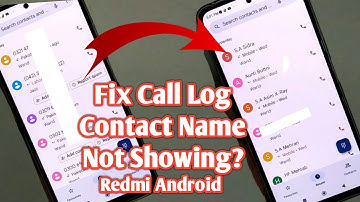 How to Fix Call Log Contact Name Not Showing in Redmi Android| Solve Contact Name Not Showing xiaomi