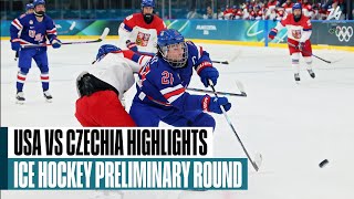team usa dominates women s ice hockey usa vs cze milanocortina2026