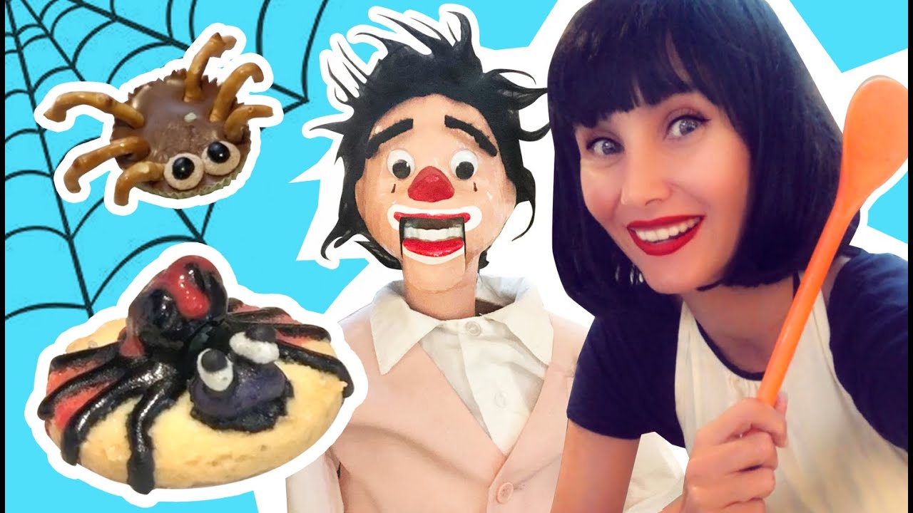 Make SCARY CANDY food art for HALLOWEEN.🎃DIY Edible Spiders & Creepy Crawlers! TRICK OR TREAT Song 🎵