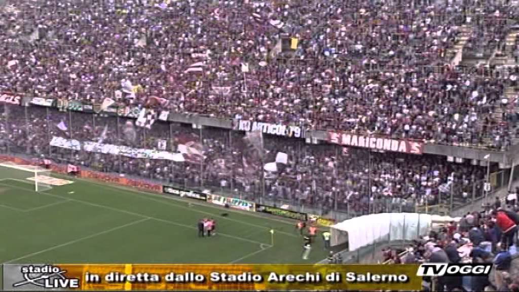 Lo Stadio Arechi di Salerno in Salernitana Barletta 25/04/2015