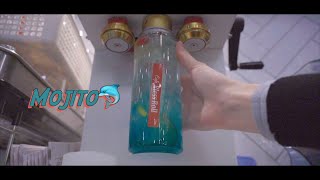 [cafe vlog] Get Maldives at Mojito🐬❤️🍹 | Ariel vibe cafe drink | Routine for get off work💫