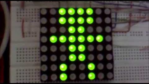 Matriz de leds 8x8
