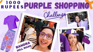 1000 Rupees PURPLE Shopping Challenge | Crazzzyyyy Experience | Garima's Good Life by Garima's Good Life 141,916 views 4 months ago 9 minutes, 58 seconds