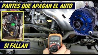 Partes que cuando fallan apagan el auto o no lo dejan arrancar