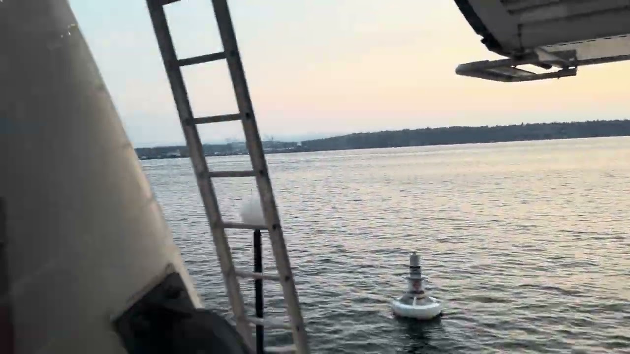 Perfect View Of The Sunset From The Seattle Great Wheel - Seattle Waterfront, Washington 
