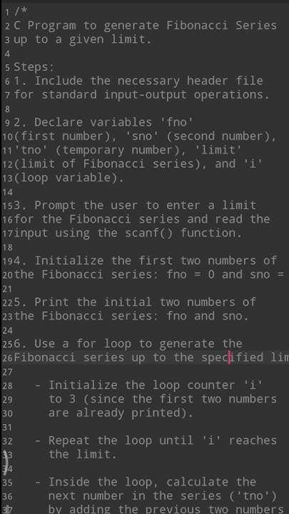C program to generate Fibonacci Series up to given limit | How to ...