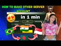 free fire me dusra server ki id kaisa banaya || how to make other server free fire id
