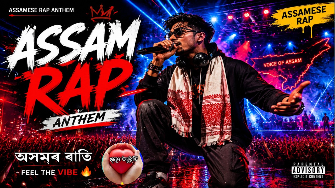 অসমৰ ৰাতি 🔥 | Assamese Rap Anthem | Hridayar Anubhuti / Official AI ...