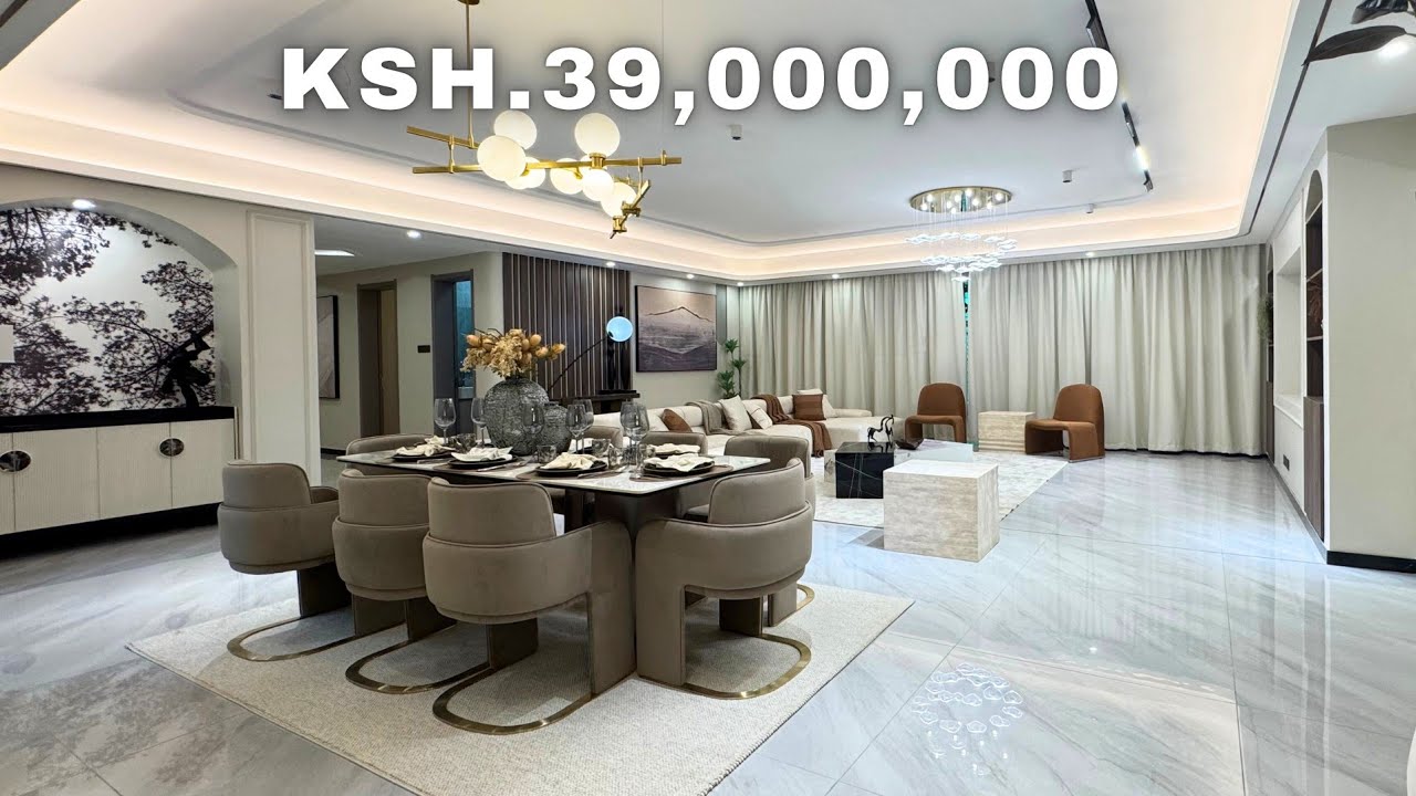 ВНУТРИ KSH. 39 000 000 5 СПАЛЬНЕЙ С ОТДЕЛЬНЫМ ЛИФТОМ + КВАРТИРА DSQ В КИЛЕЛЕШВЕ, НАЙРОБИ 🇰🇪