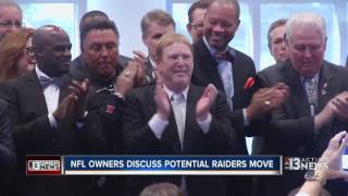 NFL owners meet in New York to talk about possible Raiders move
