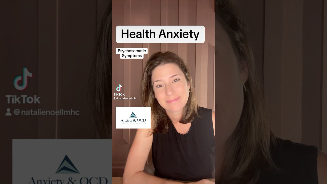Psychosomatic symptoms: a manifestation of anxiety. ERP is the gold standard treatment. 