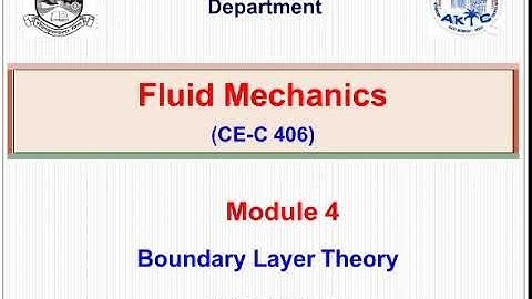 Boundary Layer Theory Lecture 1
