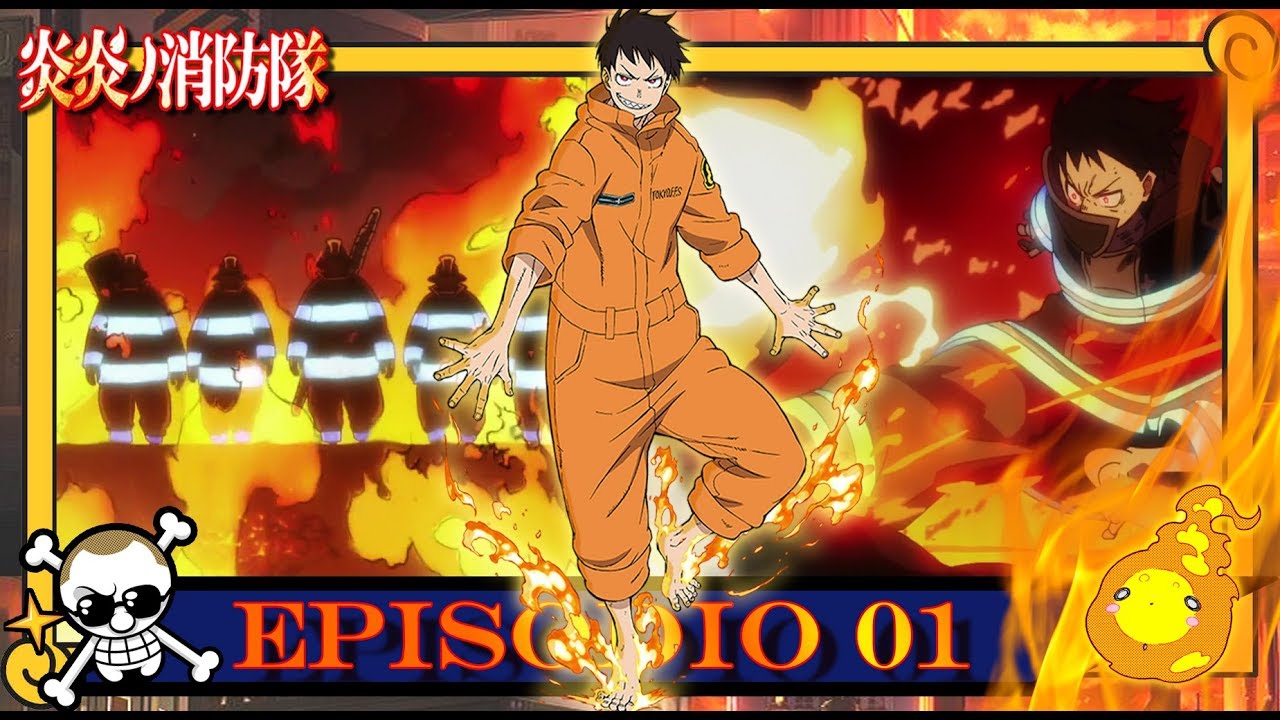 Fire Force #01 - Shinra Kusakabe e a Oitava Unidade!! [Review]