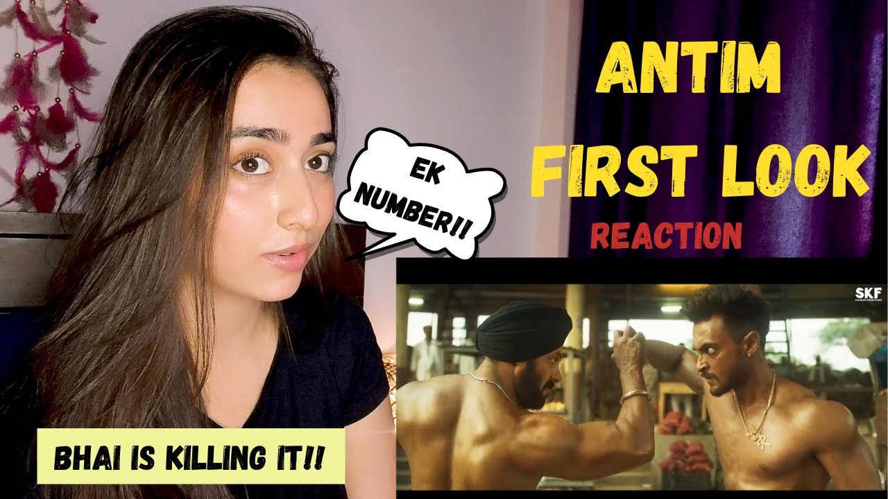 Antim: The Final Truth - First Look Reaction | Salman Khan | Aayush Sharma | Rachel Reacts!!