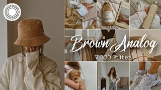 Brown Analog Film VSCO tutorial photo edit | VSCO full pack screenshot 4