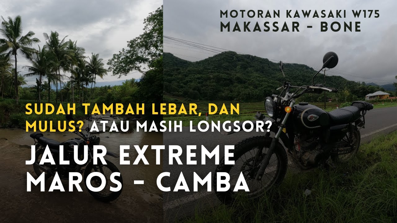Touring di Jalur Extreme dan Indah Camba, Maros - Perjalanan Makassar ke Bone | Jurang dan Tebing