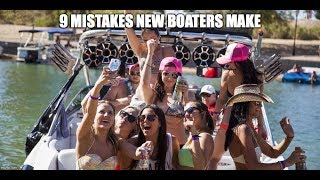 9 mistakes new boaters make