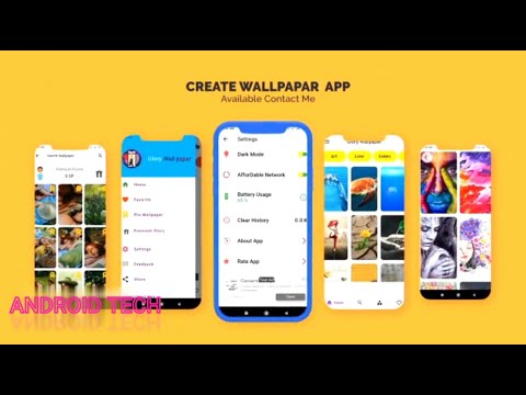 how to create wallpaper app in android studio | wallpaper app android studio | android studio