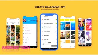how to create wallpaper app in android studio | wallpaper app android studio | android studio