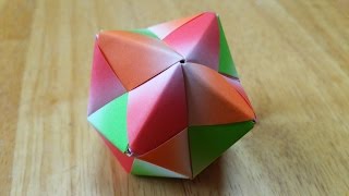 折り紙（おりがみ）・園部式ユニット12枚組（3色×4枚）