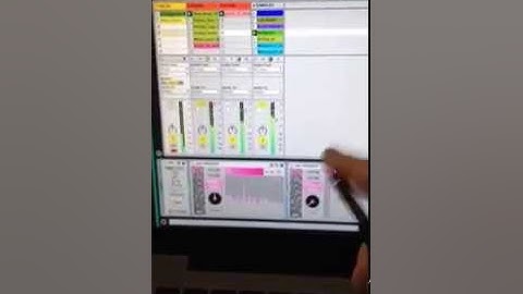 How to control Ableton Live with one simple jack and Max For Live : Tweeker — Short demonstration