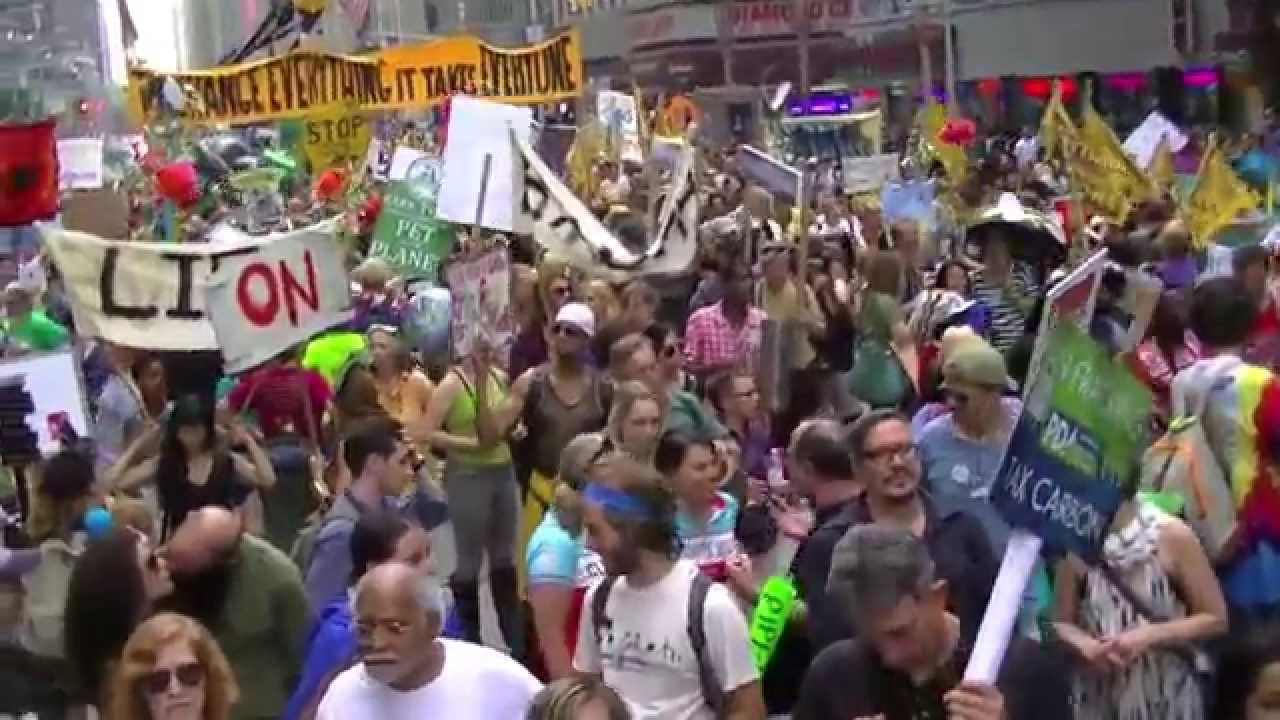 People's Climate March in New York City, September 2014