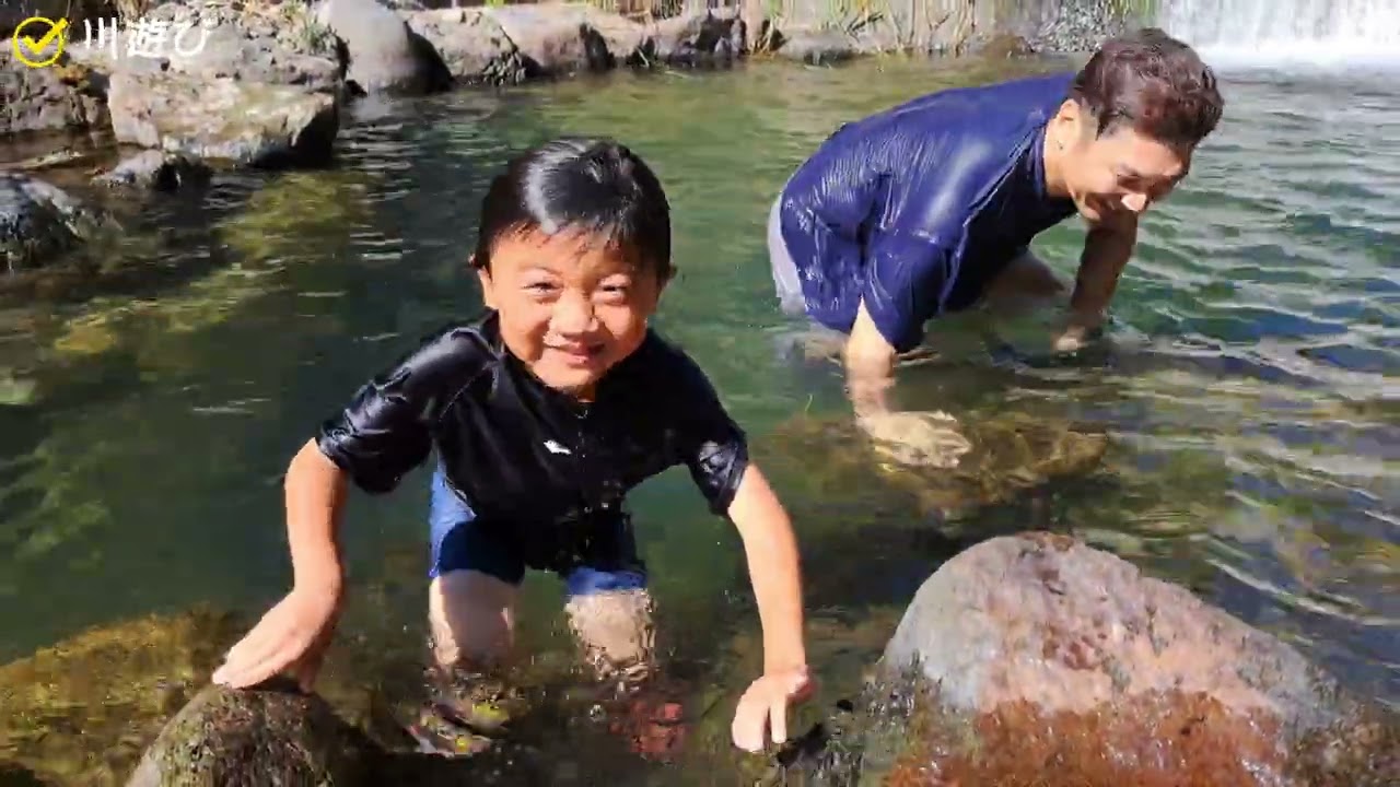 星野村にあるキャンプ場で川遊びと五右衛門風呂とクワガタ採り