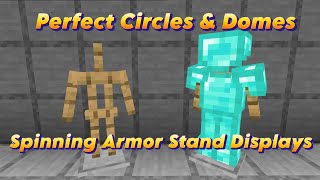 Create Perfect Circles & Spinning Armor Stand Displays