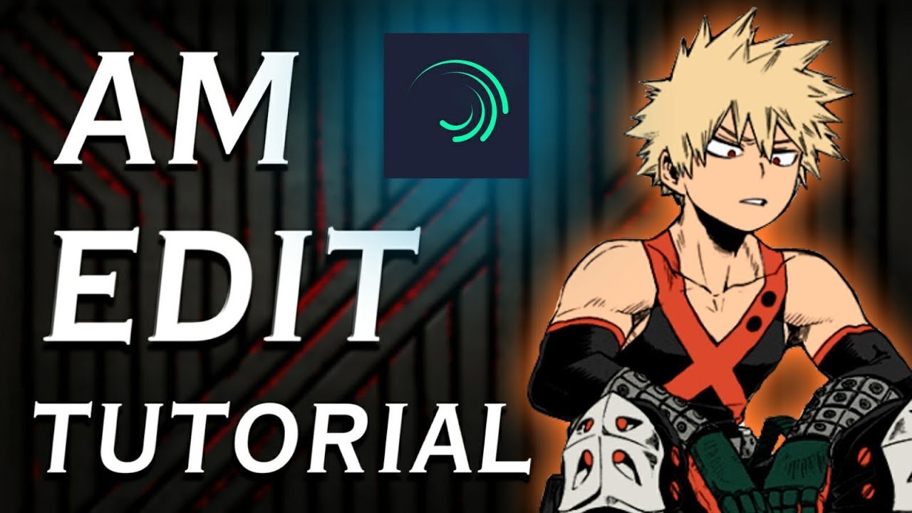 MHA EDIT TUTORIAL ON ALIGHT MOTION 🪐 - YouTube