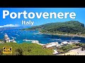 Portovenere italy  walking tour 4k 60fps