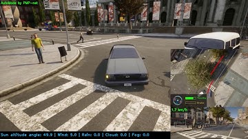 Probabilistic End to End Navigation in Complex Dynamic Environments with Multimodal Sensor Fusion