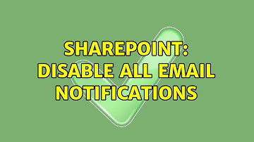 Sharepoint: Disable all email notifications (2 Solutions!!)
