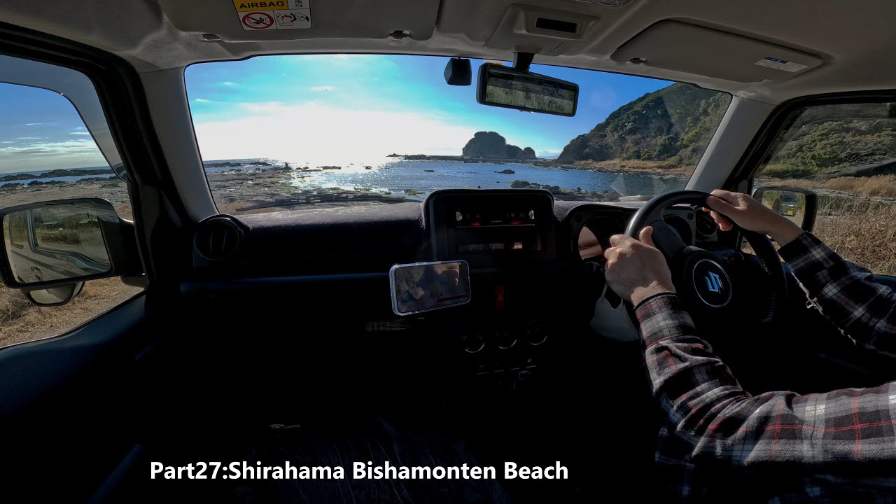 Camping Vlog #27:白浜毘沙門天海岸(毘沙門天浜)