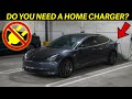 Do you NEED a Home Charger? - Tesla Model 3