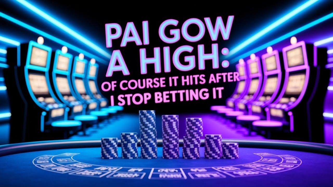 PAI GOW: OF COURSE IT HITS AFTER I STOP BETTING!