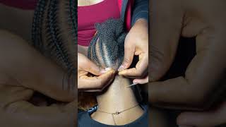 How to do stitch braids // Cornrow