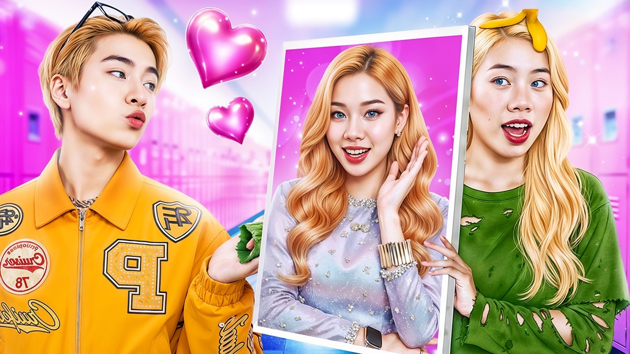 Бедная Девочка Влюбилась В Популярного Парня! Бедная Девочка Притворяется Богатой