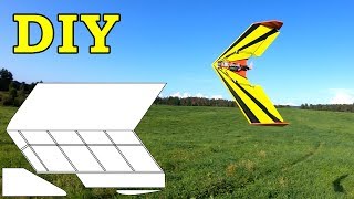 How to make Flying Wing RC plane DIY