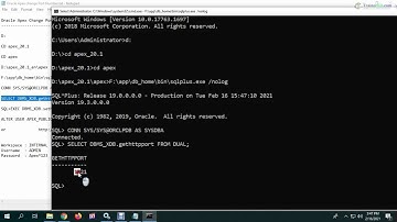 Oracle Apex change Port Number | TrainerBD.com