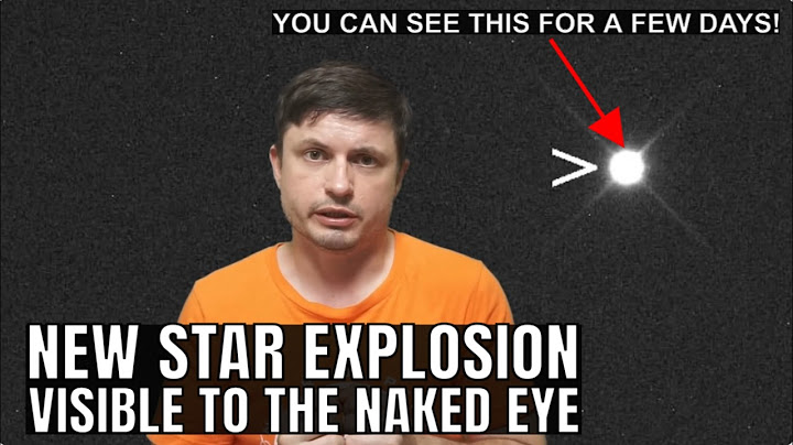 Exciting! Star Explosion Visible to the Naked Eye Just Appeared In the Skies