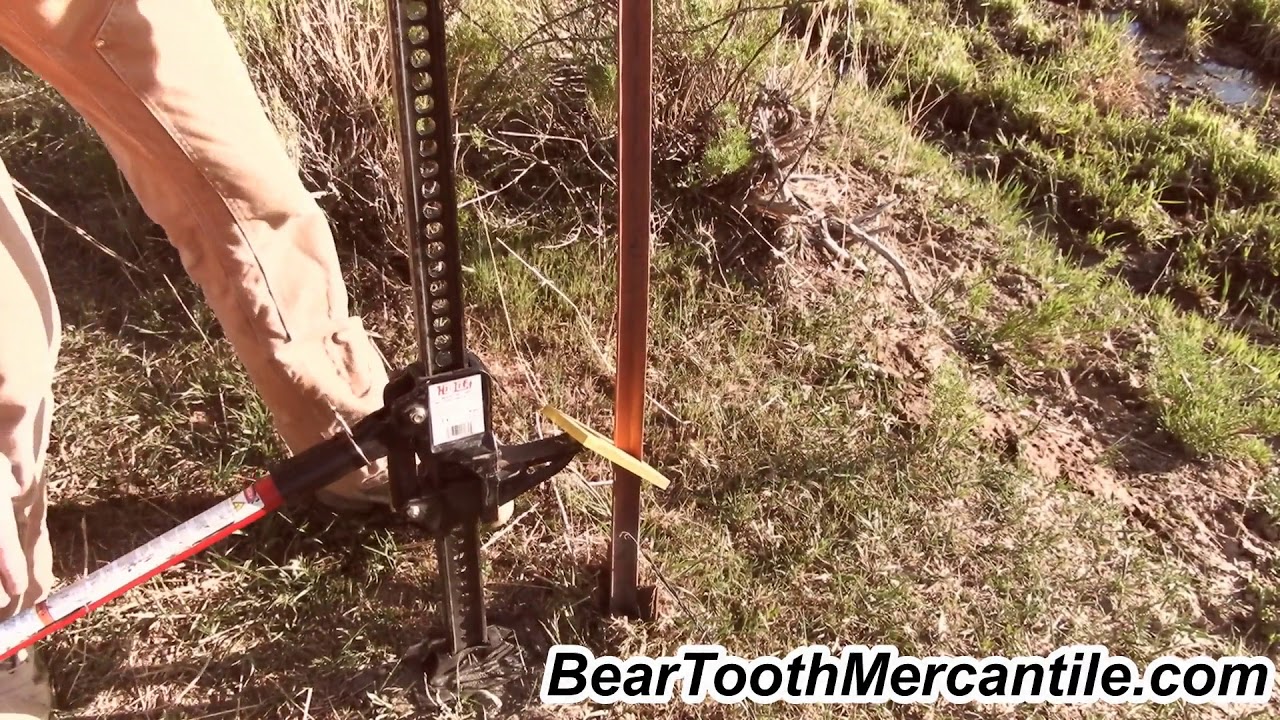 How To Pull T Posts With A Hi Lift Jack And Pulling Plate YouTube how-to-pull-t-posts-with-a-hi-lift-jack-and-pulling-plate-youtube