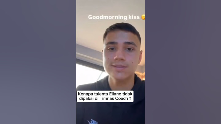 Eliano kenapa dicoret lagi Coach STY ?