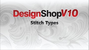DesignShop V10 ~ Stitch Types