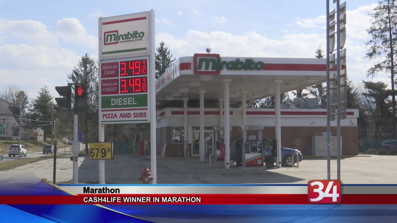 CASH4LIFE winner in Marathon YouTube