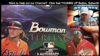 2023 Bowman Sterling Baseball 6 Box Half Case Break #1   Sports Cards