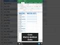 Memindahkan data dengan mudah didalam tabel #tigaotutorial #excel #pemula #fyp #tips #shorts #reels