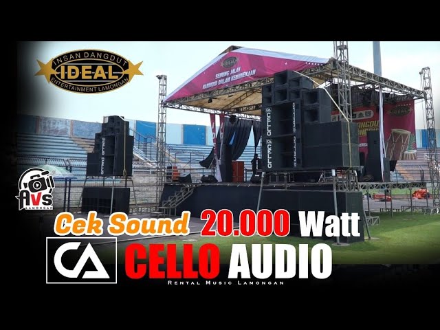 Cek Sound Harta Amanat Tuhan - IDEAL Live Stadion Surajaya - CELLO Audio Lamongan class=