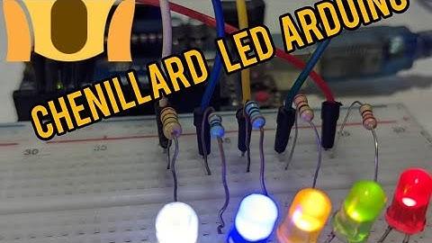CHENILLARD LED avec arduino