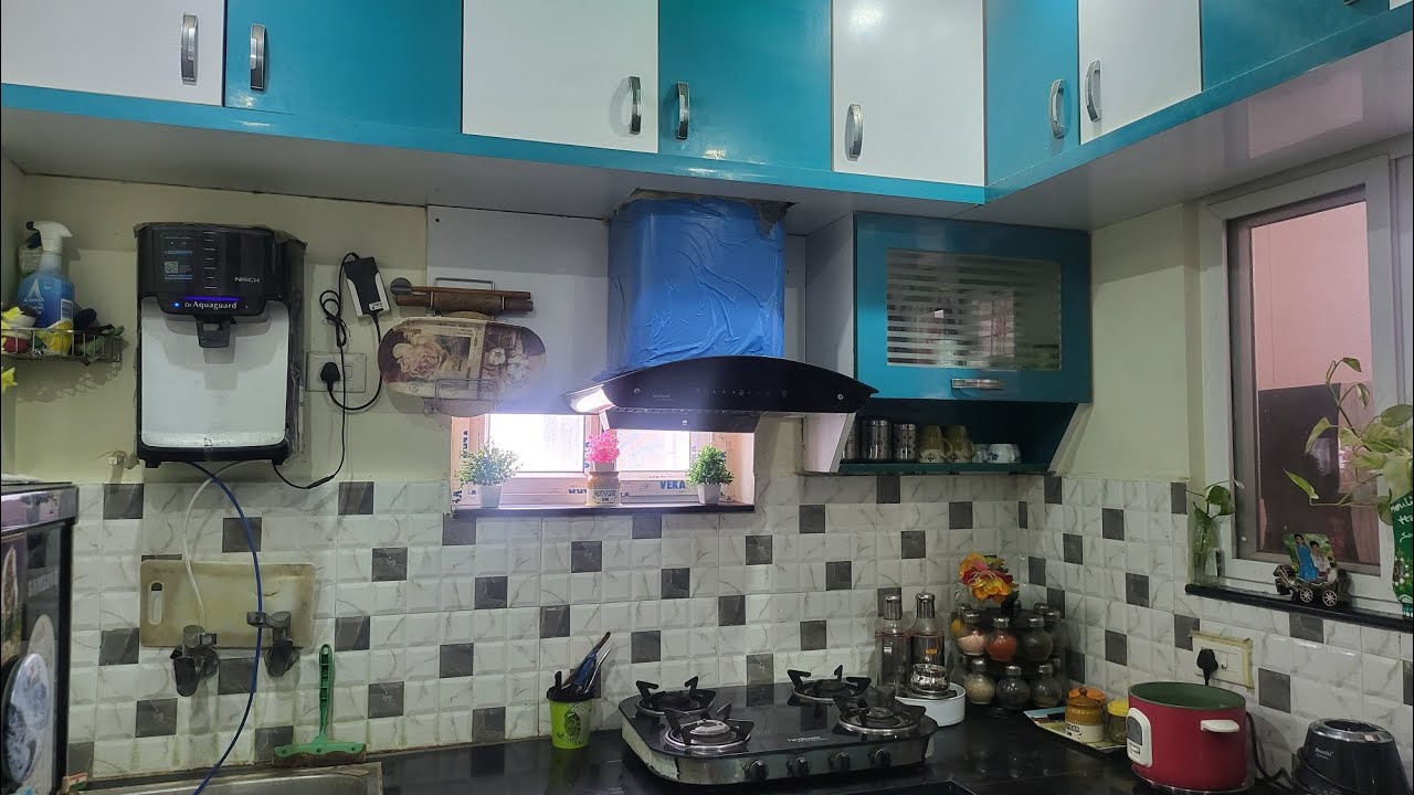 My kitchen tour#non modular kitchen organization#clean home - YouTube