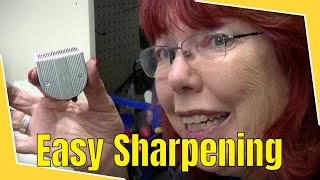 Celebrity Easy How to Sharpen 5-n-1 Wahl Adjustable Blades by Hand | Bonika Shears Profile